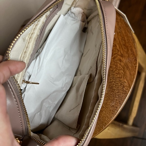 Bebe Taupe Quilted Crossbody Bag Set - Picture 5 of 8